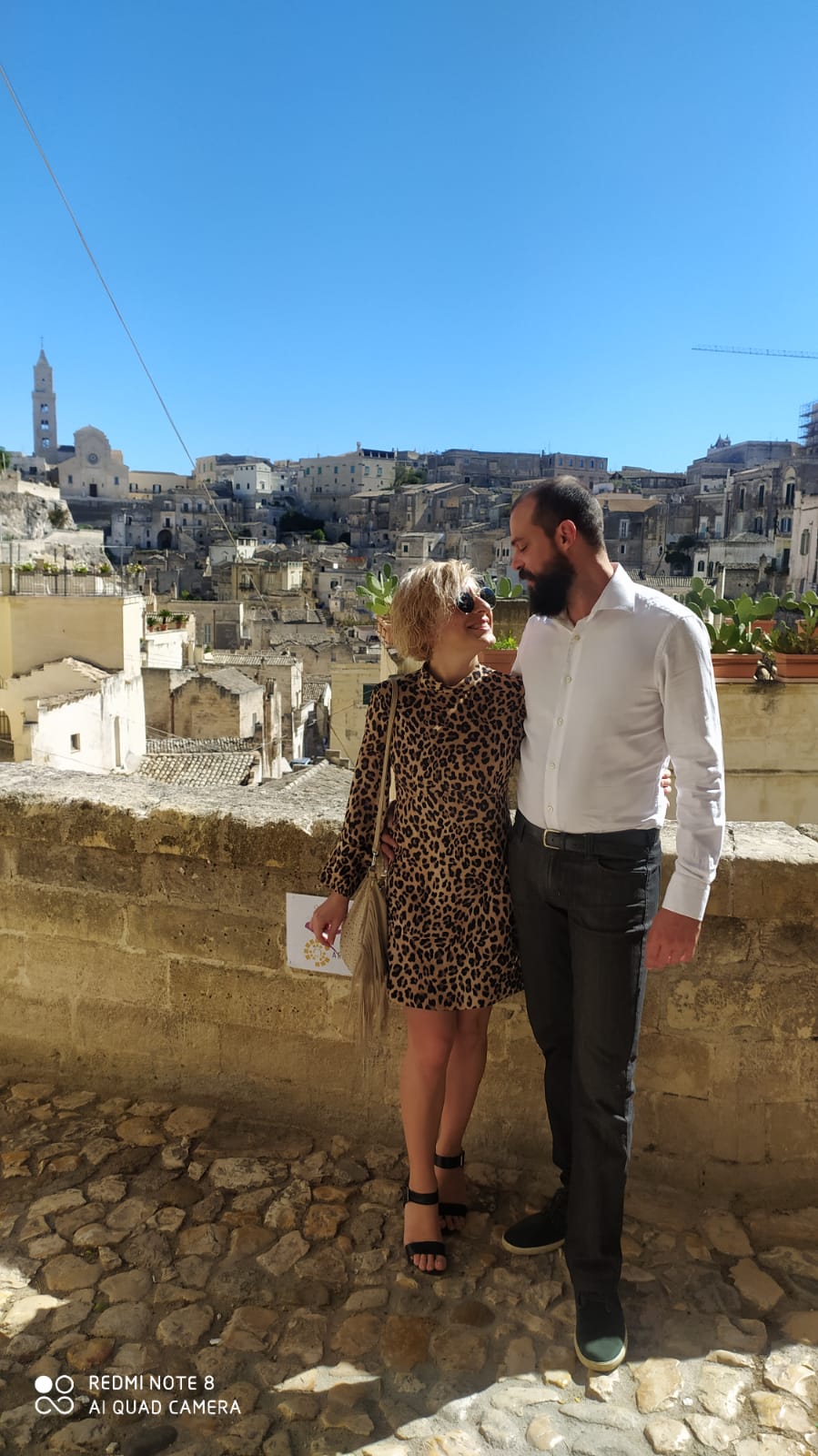 Paola e Damiano in viaggio a Matera